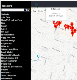 neighborhood maps app still shot